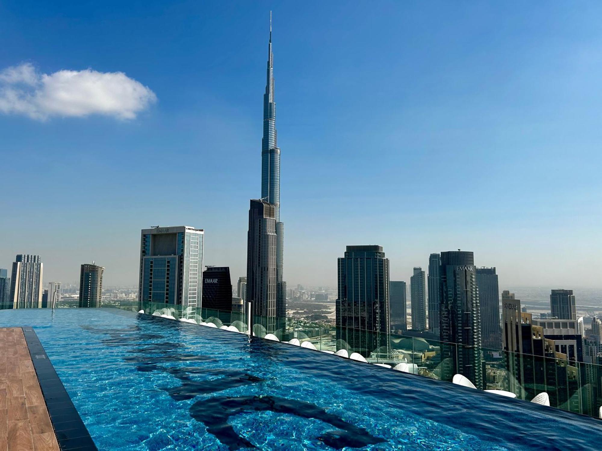 Апартаменти Burj Khalifa Views 2Br With Infinity Pool Downtown Дубай Екстер'єр фото