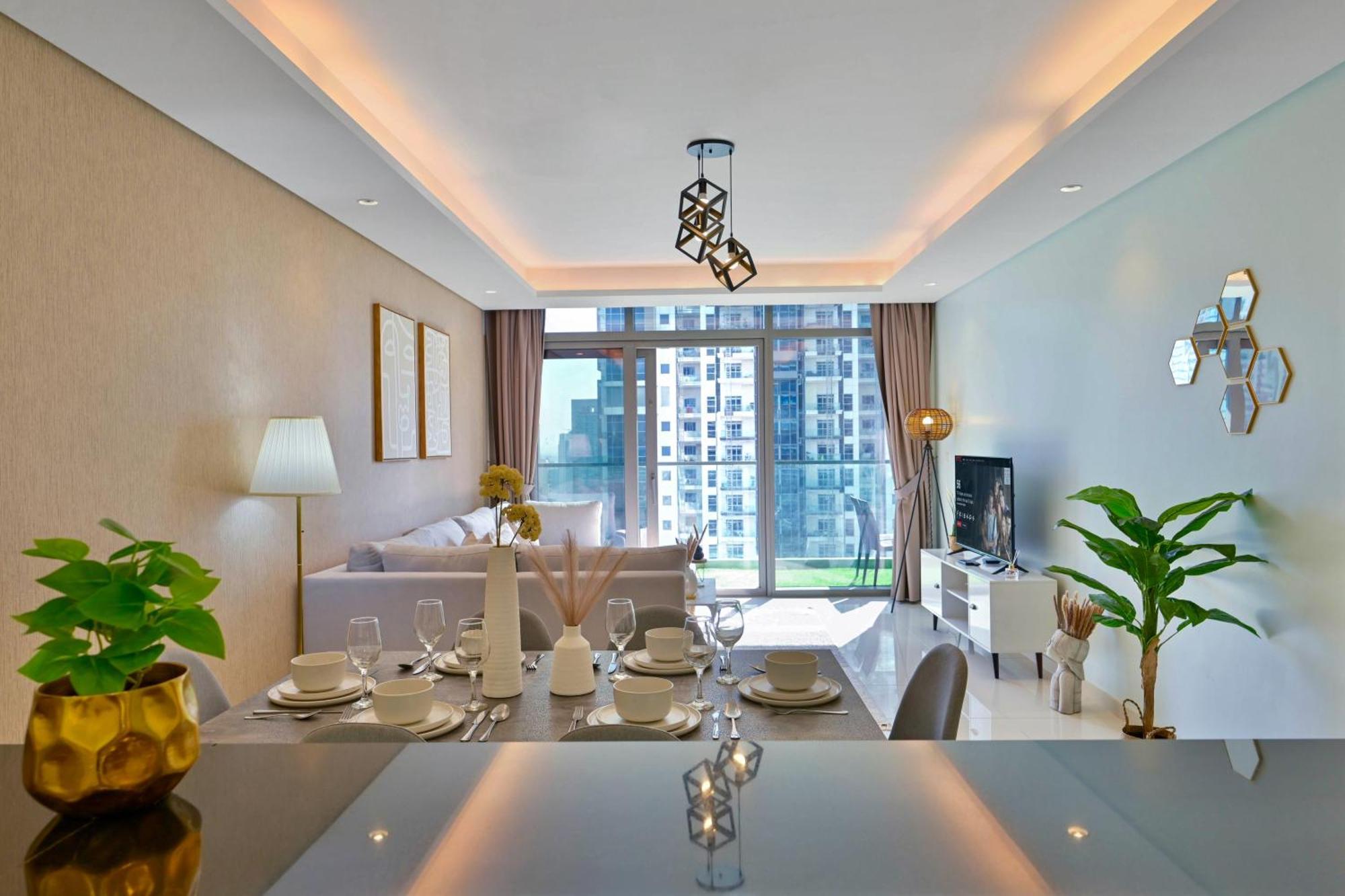 Апартаменти Burj Khalifa Views 2Br With Infinity Pool Downtown Дубай Екстер'єр фото