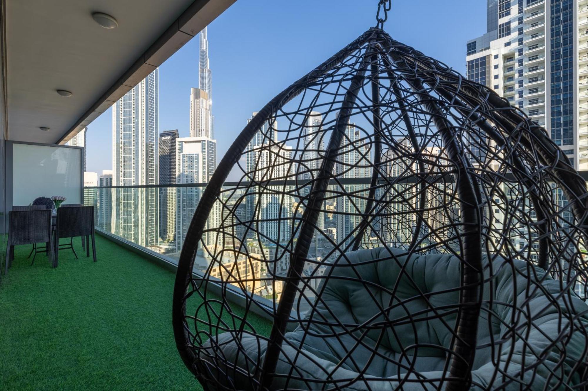 Апартаменти Burj Khalifa Views 2Br With Infinity Pool Downtown Дубай Екстер'єр фото